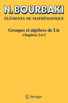 Bourbaki | Groupes et algèbres de Lie | E-Book | sack.de