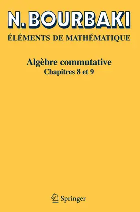 Bourbaki | Algèbre commutative | E-Book | sack.de