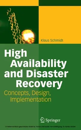 Schmidt | High Availability and Disaster Recovery | E-Book | www2.sack.de