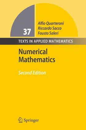 Quarteroni / Sacco / Saleri |  Numerical Mathematics | Buch |  Sack Fachmedien