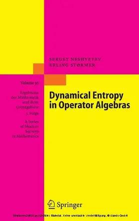 Neshveyev / Størmer |  Dynamical Entropy in Operator Algebras | eBook | Sack Fachmedien