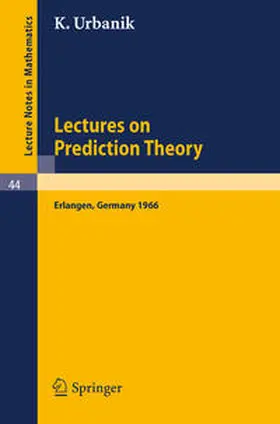 Urbanik |  Lectures on Prediction Theory | eBook | Sack Fachmedien