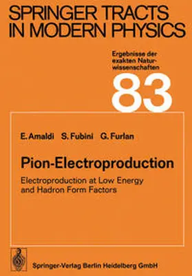 Amaldi / Fubini / Furlan |  Pion-Electroproduction | eBook | Sack Fachmedien