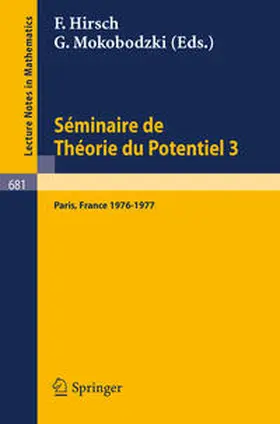 Séminaire de Théorie du Potentiel, Paris, 1976-1977, No. 3 | eBook | Sack Fachmedien