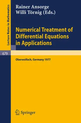 Ansorge / Törnig |  Numerical Treatment of Differential Equations in Applications | eBook | Sack Fachmedien