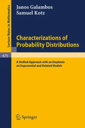 Galambos / Kotz |  Characterizations of Probability Distributions. | eBook | Sack Fachmedien