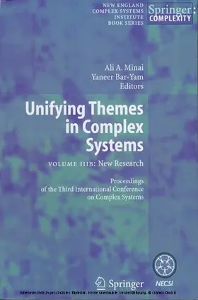 Minai / Bar-Yam | Unifying Themes in Complex Systems | E-Book | sack.de