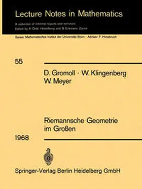 Gromoll / Klingenberg / Meyer |  Riemannsche Geometrie im Großen | eBook | Sack Fachmedien