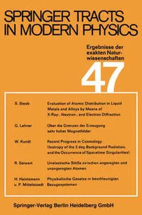 Höhler |  Springer Tracts in Modern Physics | eBook | Sack Fachmedien