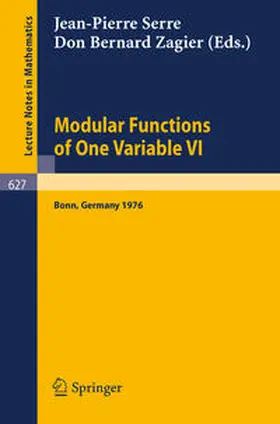 Serre / Zagier |  Modular Functions of One Variable VI | eBook | Sack Fachmedien