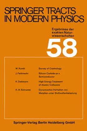 Kundt / Feitknecht / Dettmann |  Springer Tracts in Modern Physics | eBook | Sack Fachmedien