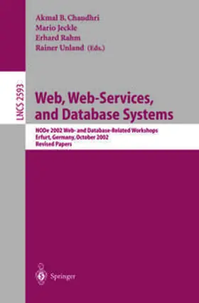 Chaudhri / Jeckle / Rahm | Web, Web-Services, and Database Systems | E-Book | sack.de