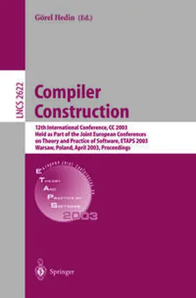 Hedin | Compiler Construction | E-Book | sack.de