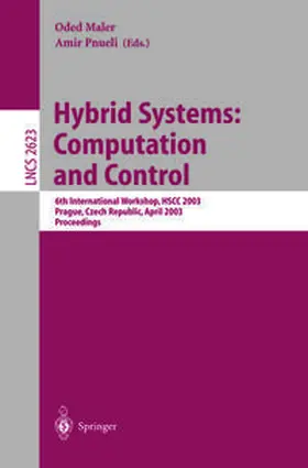 Wiedijk / Maler / Pnueli | Hybrid Systems: Computation and Control | E-Book | sack.de
