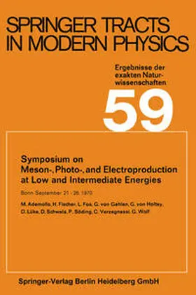 Höhler / Fujimori / Kühn |  Symposium on Meson-, Photo-, and Electroproduction at Low and Intermediate Energies | eBook | Sack Fachmedien