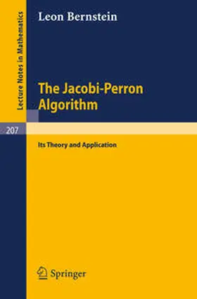 Bernstein |  The Jacobi-Perron Algorithm | eBook | Sack Fachmedien