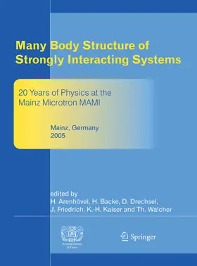 Arenhövel / Backe / Drechsel |  Many Body Structure of Strongly Interacting Systems | eBook | Sack Fachmedien