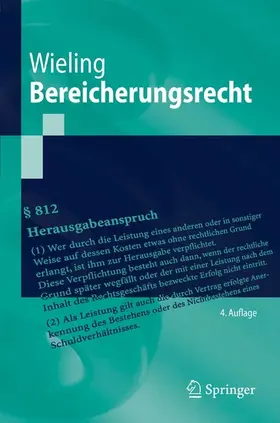 Wieling | Bereicherungsrecht | E-Book | sack.de