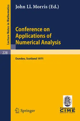 Morris |  Conference on Applications of Numerical Analysis | eBook | Sack Fachmedien