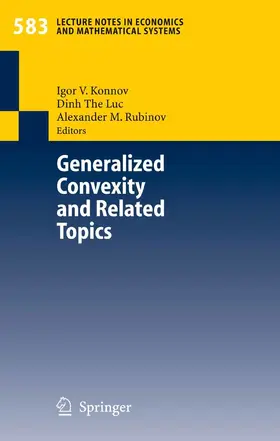 Konnov / Luc / Rubinov | Generalized Convexity and Related Topics | E-Book | sack.de