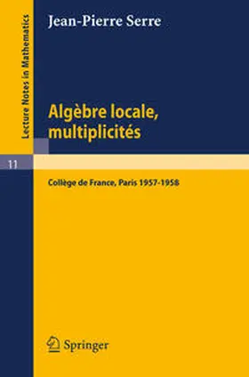 Serre | Algèbre Locale, Multiplicités | E-Book | sack.de