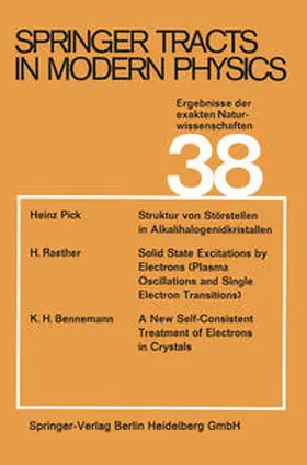 Höhler |  Springer Tracts in Modern Physics | eBook | Sack Fachmedien