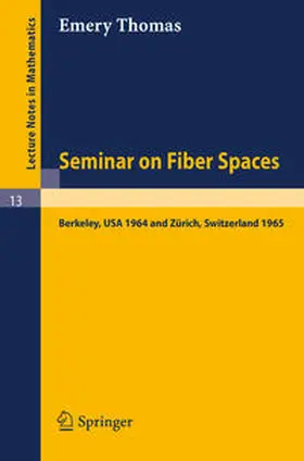 Thomas | Seminar on Fiber Spaces | E-Book | sack.de