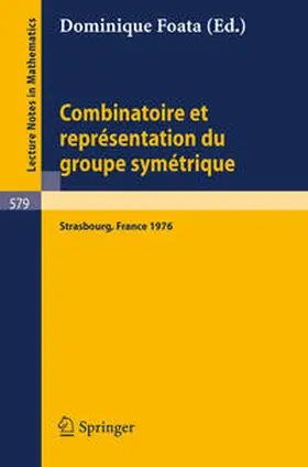 Foata | Combinatoire et Representation du Groupe Symetrique | E-Book | sack.de