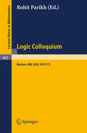 Parikh | Logic Colloquium | E-Book | sack.de