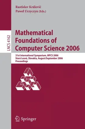 Urzyczyn / Královic |  Mathematical Foundations of Computer Science 2006 | Buch |  Sack Fachmedien