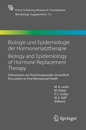 Lewis / Dietel / Scriba |  Biologie und Epidemiologie der Hormonersatztherapie - Biology and Epidemiology of Hormone Replacement Therapy | eBook | Sack Fachmedien