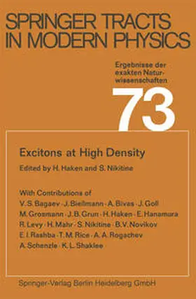 Haken / Nikitine |  Excitons at High Density | eBook | Sack Fachmedien
