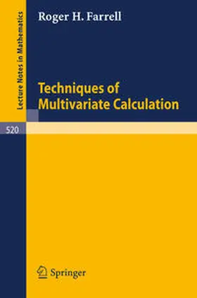 Farrell |  Techniques of Multivariate Calculation | eBook | Sack Fachmedien