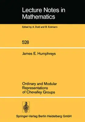 Humphreys |  Ordinary and Modular Representations of Chevalley Groups | eBook | Sack Fachmedien