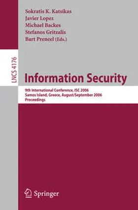 Katsikas / Backes / Gritzalis | Information Security | E-Book | sack.de