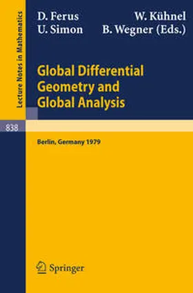Ferus / Kühnel / Simon | Global Differential Geometry and Global Analysis | E-Book | sack.de