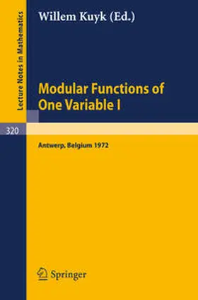 Kuyk | Modular Functions of One Variable I | E-Book | sack.de