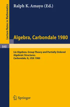 Amayo |  Algebra. Carbondale 1980. | eBook | Sack Fachmedien