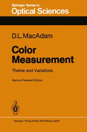 MacAdam |  Color Measurement | eBook | Sack Fachmedien