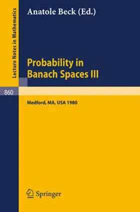 Beck |  Probability in Banach Spaces III | eBook | Sack Fachmedien
