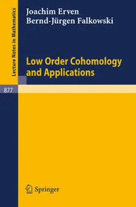 Erven / Falkowski | Low Order Cohomology and Applications | E-Book | sack.de
