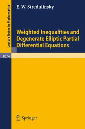 Stredulinsky | Weighted Inequalities and Degenerate Elliptic Partial Differential Equations | E-Book | sack.de