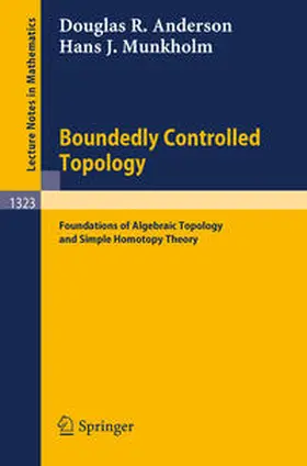 Anderson / Munkholm | Boundedly Controlled Topology | E-Book | sack.de