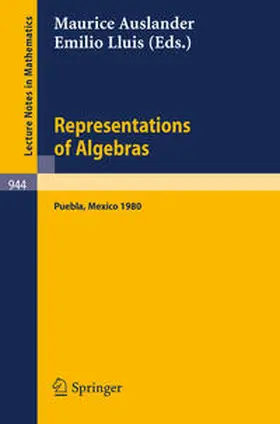 Auslander / Lluis | Representations of Algebras | E-Book | sack.de