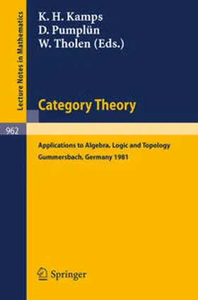 Kamps / Pumplün / Tholen |  Category Theory | eBook | Sack Fachmedien