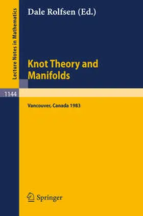 Rolfsen | Knot Theory and Manifolds | E-Book | sack.de