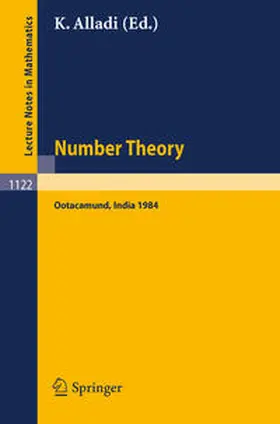 Alladi |  Number Theory | eBook | Sack Fachmedien