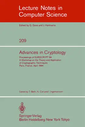 Beth / Cot / Ingemarsson | Advances in Cryptology | E-Book | sack.de