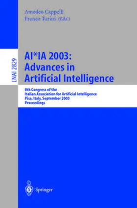 Cappelli / Turini | AI*IA 2003: Advances in Artificial Intelligence | E-Book | sack.de