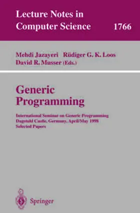 Jazayeri / Loos / Musser | Generic Programming | E-Book | www2.sack.de